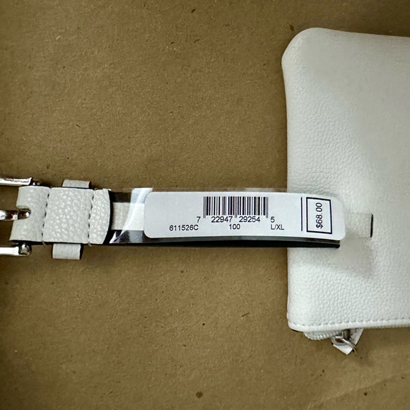 NWT - Calvin Klein White Belt Bag L/XL - Picture 6 of 7